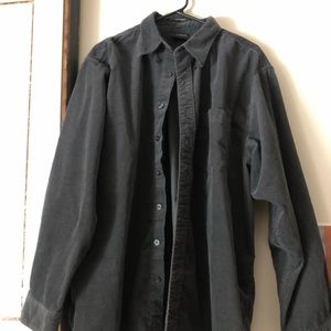 Cambridge Classics Vintage 90s Stone Grey Corduroy Shirt